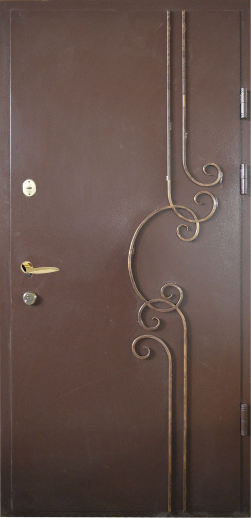 Двері броньовані з суцільного металу