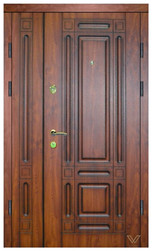 Двери двуполые, глухие