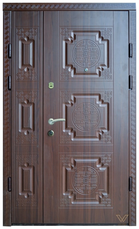 Двери двуполые, глухие