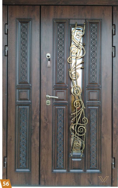 Двері вхідні, двополі