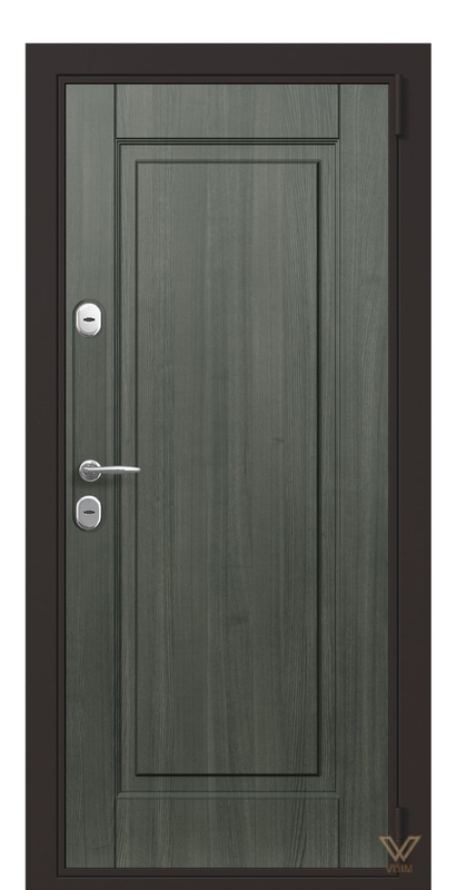 Двері квартирні вхідні, Дуб графіт