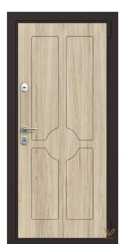 Двері вхідні квартирні, Дуб пісочний