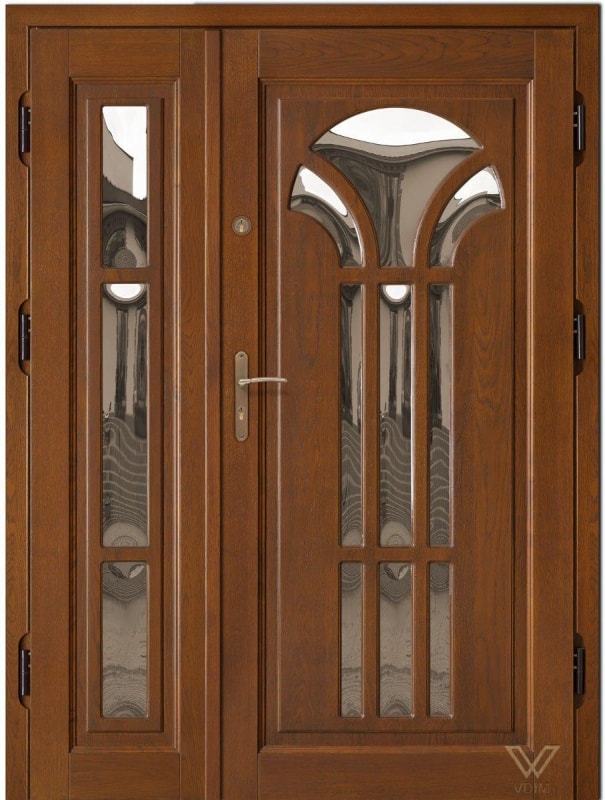 Вхідні двері з склопакетом