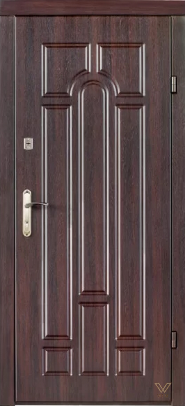 Арка - бюджет квартира, Темний горіх, 860x2050