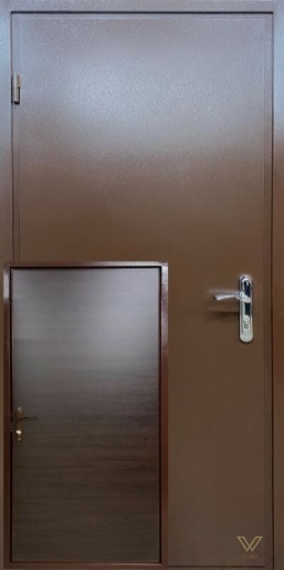 Метал/ДСП, Фарбування RAL8017/ Венге магія, 950x2040