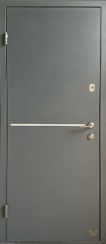 Блейд вулиця  (метал-МДФ), RAL 7024/ Антрацит, 860x2040