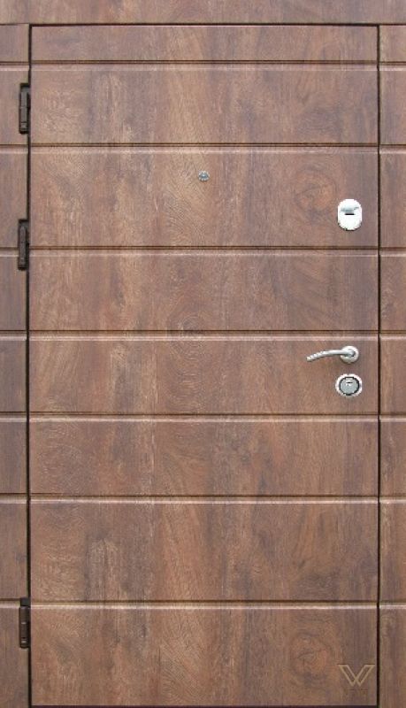 Кантрі квартира, Зріз дерева коньячний, 860x2050