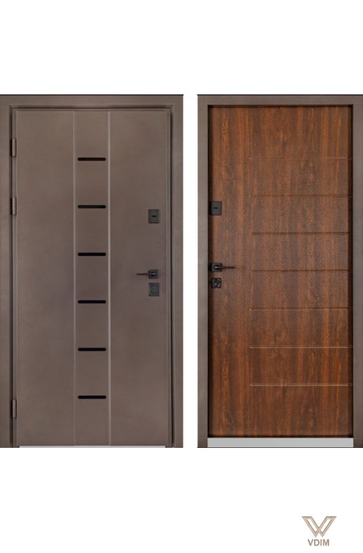 Ніка Браун Метал-МДФ коричнева